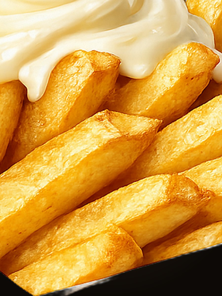 Verse knapperige frieten